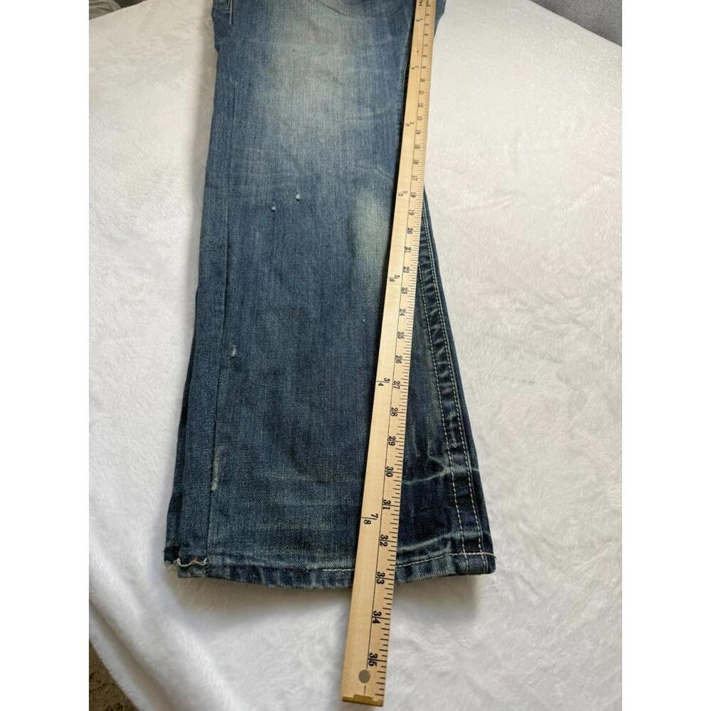 Rock Revival John Straight Jeans Blue Fleur de Lis Pockets 40x33 RRJ8618ST - Picture 7 of 7